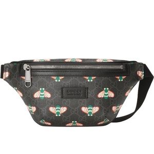 GUCCI  Bestiary Bees Coated Belt Bag